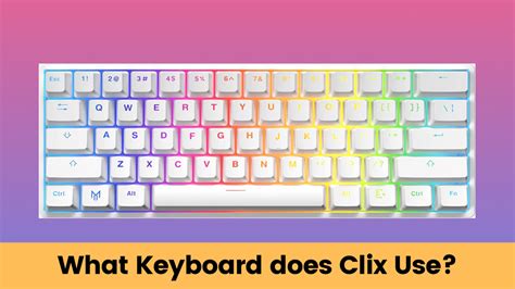 What Keyboard Does Clix Use Fortnite Settings Mouse