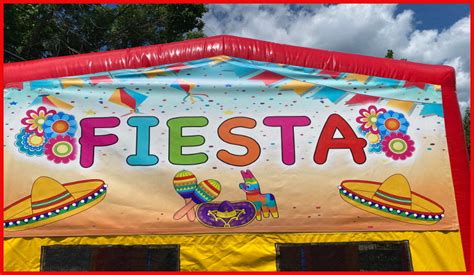 Fiesta Banner For Combo Inflatables Nyinflatables