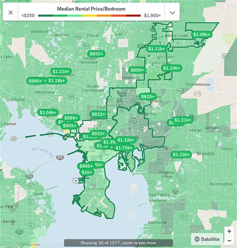 Tampa Florida Zip Code Map