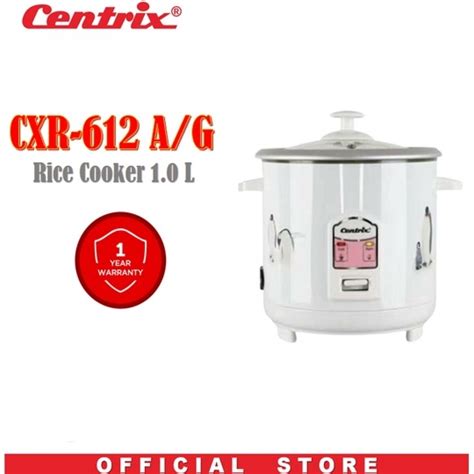 Rice Cooker 10l Cxr 612ag Centrix Shopee Philippines