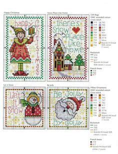 76 Joan Elliott Wit Wisdom Chispitas Cross Stitch Christmas