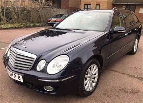 Lhd Left Hand Drive Mercedes E220 Cdi Elegance 2008 Automatic Blue Grey