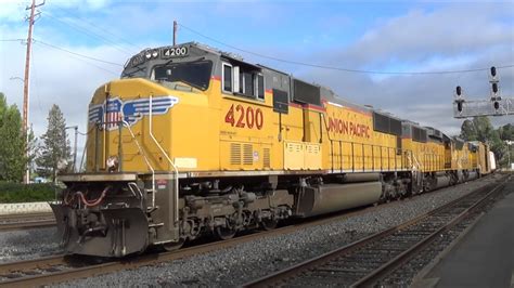 Hd Morning Railfanning At Martinez Featuring Up Tier 4s And A