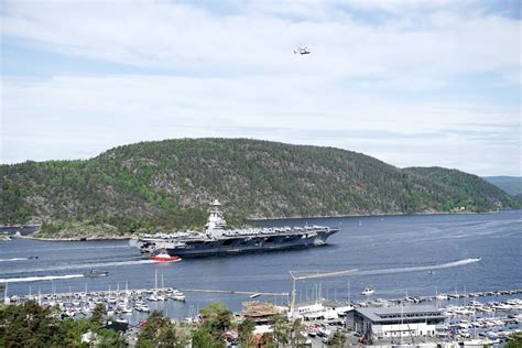 World S Biggest Warship Visits Oslo Angering Russia The Manila Times