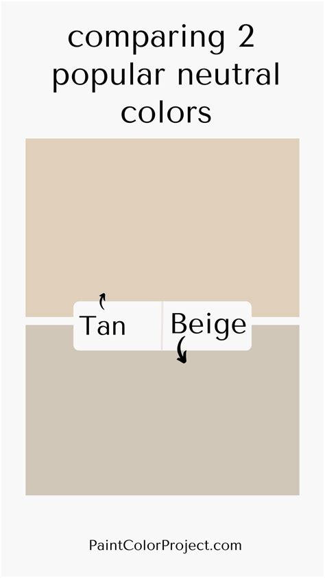 Beige vs Tan: What's the difference? - The Paint Color Project