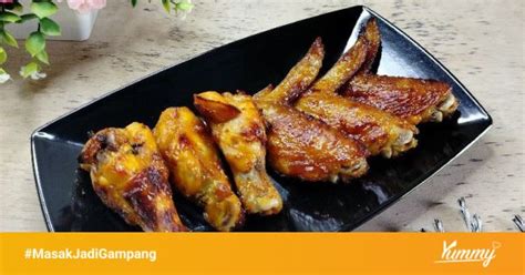 Resep Sayap Panggang Madu Sederhana Rumahan Di Yummy App