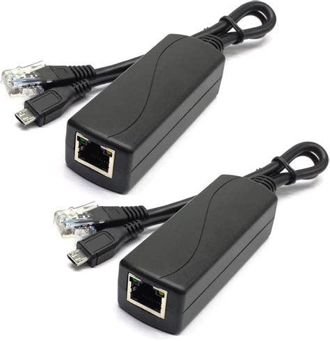 DSLRKIT Active PoE Splitter 48V To 5V 5 2V 2 4A USB Type A Female 802