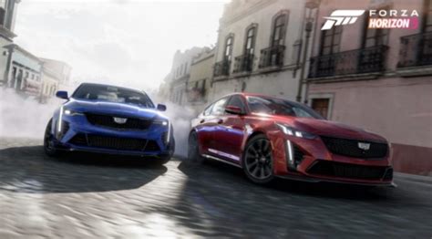 Cadillac CT4 V Blackwing And CT5 V Blackwing Debut In Forza