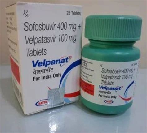 Sofosbuvir Mg Velpatasvir Mg At Rs Bottle Velpatasvir