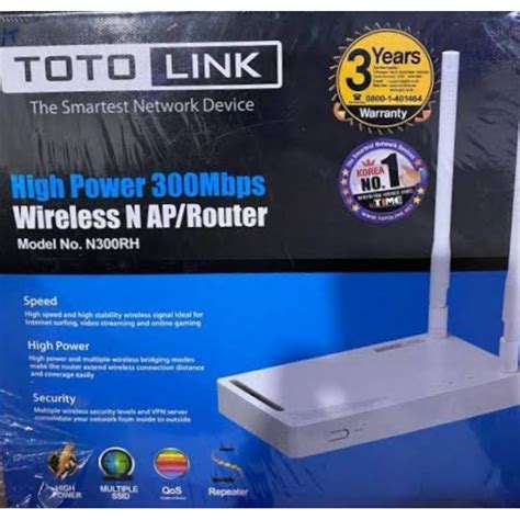 Jual Totolink N Rh Wireless Router Mbps Long Range Dbi