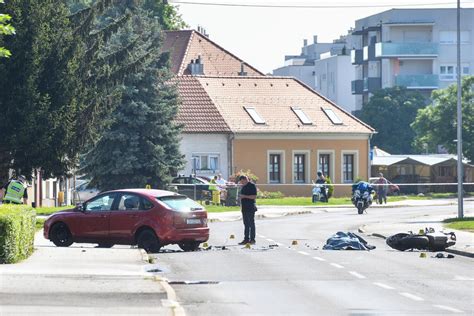 Foto Te Ka Prometna Nesre A U Akovcu Sudarili Se Automobil I Motor