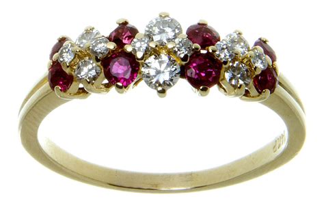 1.10ct Ruby & Diamond Band Ring – Chicago Pawners & Jewelers