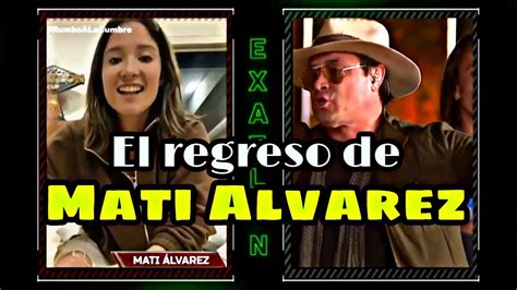 El Regreso De Mati Alvarez Al Exatlon M Xico Youtube