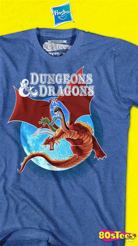 Tiamat Dungeons Dragons T Shirt In 2020 Dungeons And Dragons Dungeon 80s Cartoons