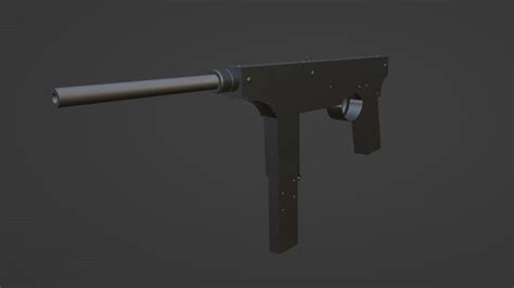 3D model Luty Submachine gun VR / AR / low-poly | CGTrader