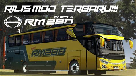 RILISS JETBUS 3 SHD HINO RM MOD BUSSID TERBARU YouTube