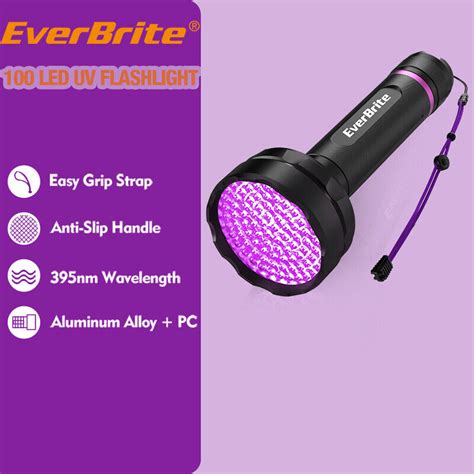 Everbrite Black Light Flashlight Led Uv Flashlights Nm