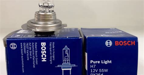 автовазик74: Автолампа Н7 Bosch Pure Light, цветовой оттенок.