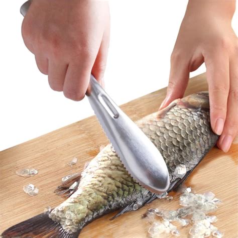 Cooking Tools Fish Cleaning Knife Skinner Fish Skin Scraper Stainless ...