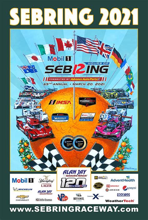 Sebring releases annual IMSA 12 Hours poster | RACER