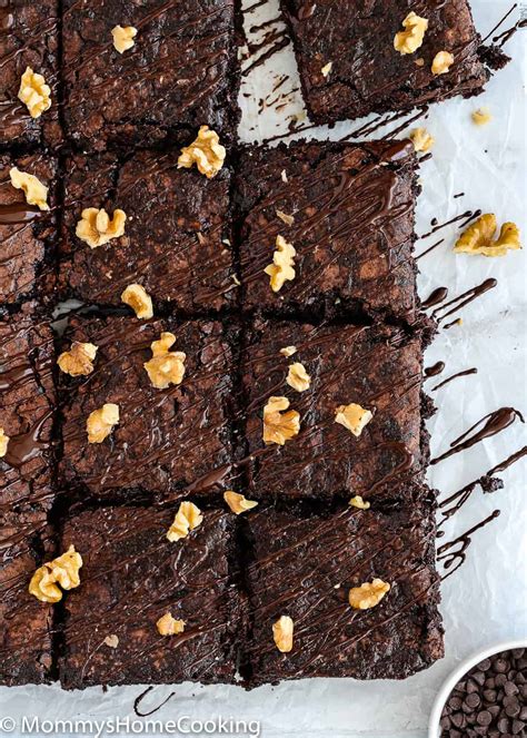 Eggless Fudgy Zucchini Brownies Mommys Home Cooking