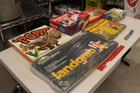 Lot Of Vintage Board Games 6pow Coast To Coast Bowling Alley