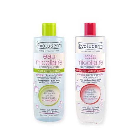 Evoluderm Eau Micellaire D Maquillante Peaux S Ches Sensibles