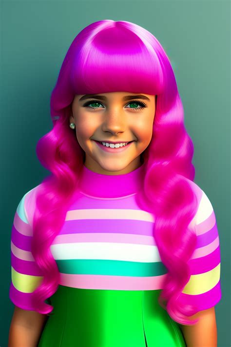 Lexica Julianna Rose Mauriello As Stephanie From Lazytown Pink Hair