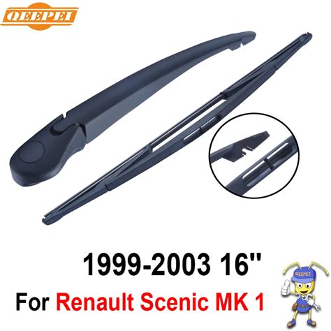 QEEPEI Rear Wiper Blade And Arm For Renault Scenic MK 1 1999 2000 2001