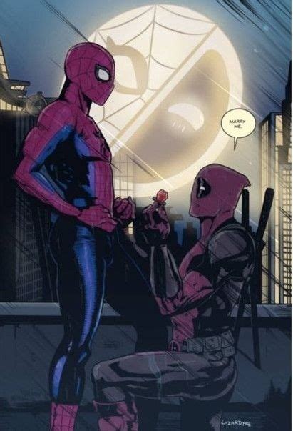 Pin By Alexx Bl Yaoi25 On Spiderpool Deadpool And Spiderman Spideypool Deadpool Comic