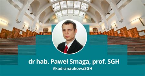 Dr hab Paweł Smaga prof SGH laureatem nagrody Prezesa Rady