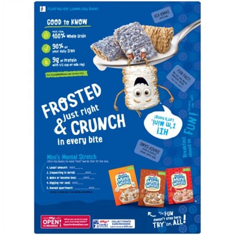 Frosted Mini-Wheats Blueberry Whole Grain Cereal, 15.5 oz - Fry’s Food ...