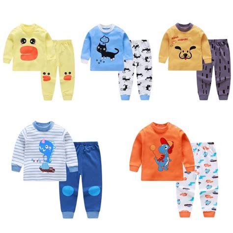 Enfants pyjamas vêtement de nuit pour enfants bébé pyjamas ensembles