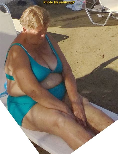 Candid Beach Ssbbw Bbw Mature Photo X Vid