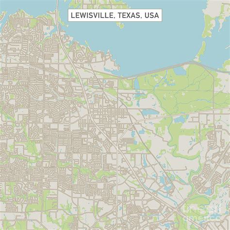 Map Of Lewisville Tx - Leone Ninette