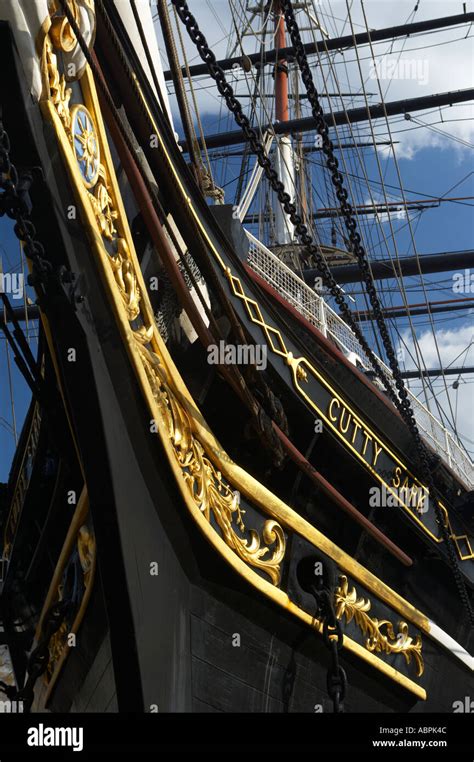 The Cutty Sark A Late 19th Century Tea Clipper Greenwich London Uk