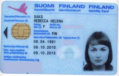 Finnish Id Card Press Document