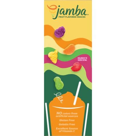 Jamba Mango A Go Go Smoothie Inspired Fruit Flavored Snacks 14 Ct 1