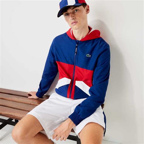 Lacoste Sport Colourblock Jacket Blue Smashinn