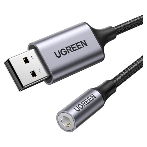 Buy Ugreen USB To 3 5mm Audio Jack Sound Card Adapter 30757 PC Case