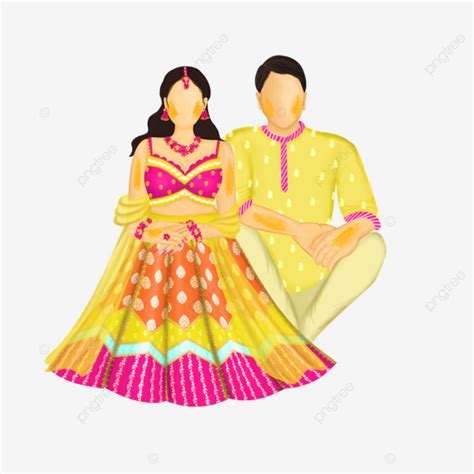 Haldi Function Indian Wedding Indian Couple Haldi Wedding Wedding Dress