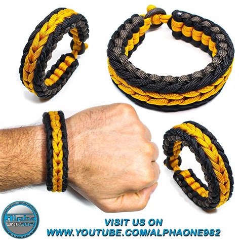 How To Make A Paracord Bracelet Wide Endless Falls Without Buckle Knot