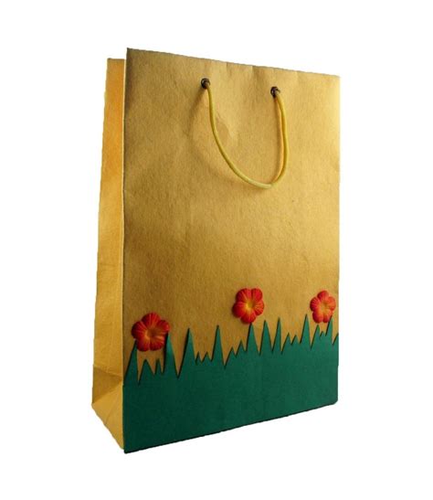 Handmade Paper Bag With Both Side Printing At Lowest Price