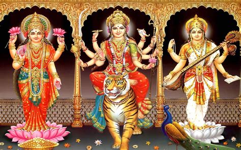 Download Laxmi Ganesh Saraswat Shiva Tiger Wallpaper