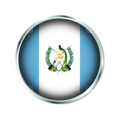 Bandera Redonda De Guatemala Con Fondo Transparente Vector PNG Dibujos