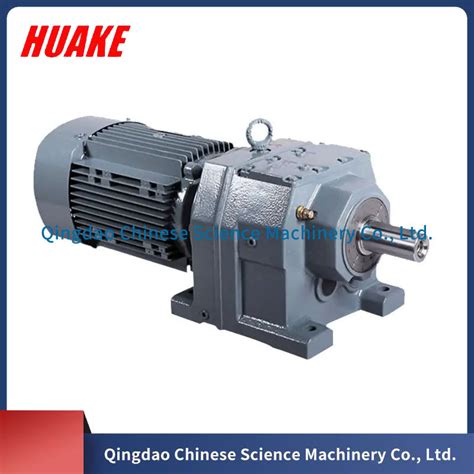 K Series Helical Bevel Gear Reduction Gearbox With 220V Geared Motor