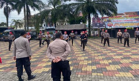 Polres Tasikmalaya Latih Satpam Untuk Persiapan Lomba Jurnal Security