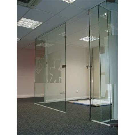 Toughen Glass Partition Doors Frameless Glass Door Manufacturer From Chennai