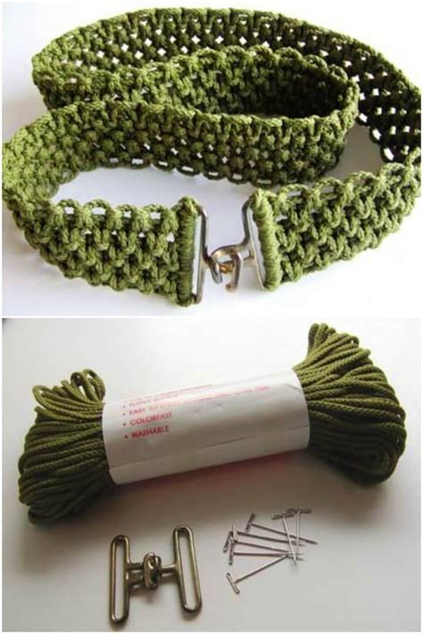 10 Free DIY Macrame Belt Patterns DIY Crafts