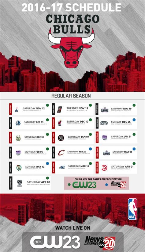 Chicago Bulls Schedule Janot Celestina